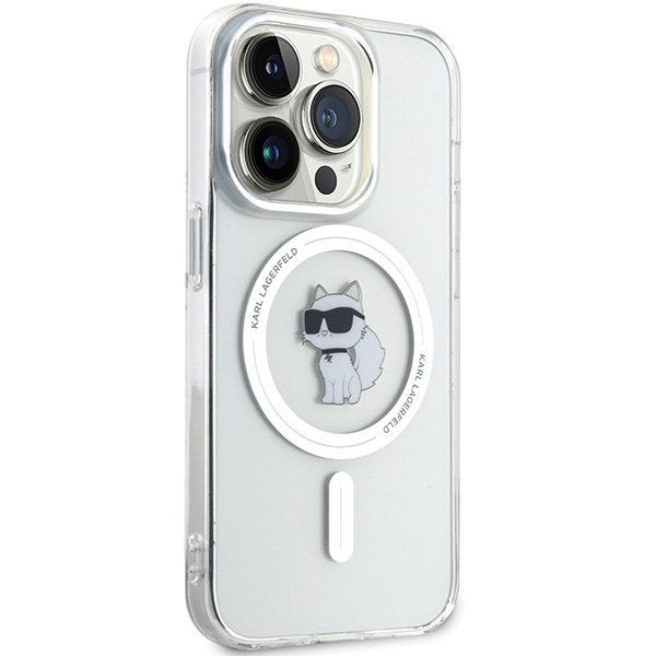 Karl Lagerfeld KLHMP14LHFCCNOT iPhone 14 Pro 6.1&quot; przezroczysty/transparent hardcase IML Choupette MagSafe