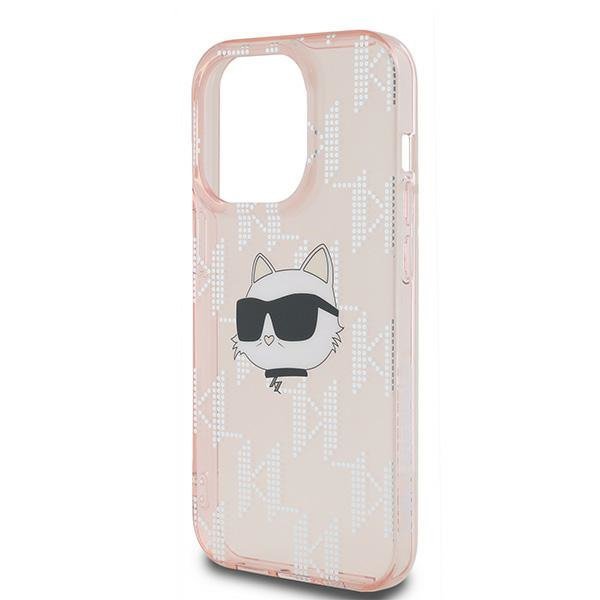 Karl Lagerfeld KLHCP14XHKLPCHP iPhone 14 Pro Max 6.7&quot; różowy/pink hardcase IML Choupette Head & Monogram