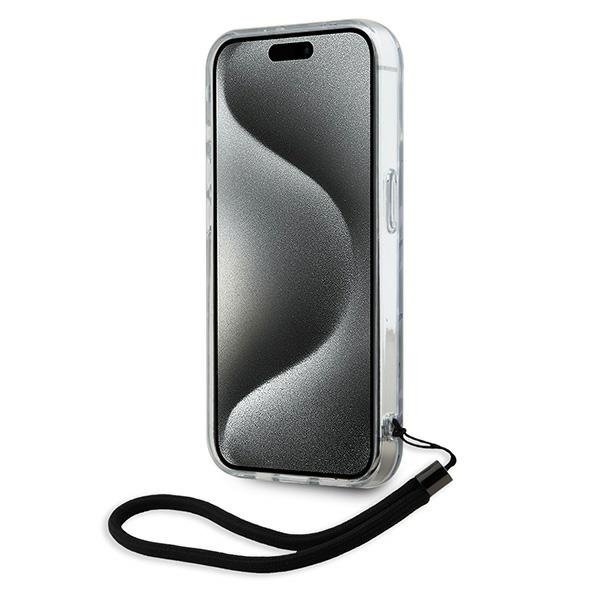 Karl Lagerfeld KLHCP15XHZBPKCCU iPhone 15 Pro Max 6.7&quot; fioletowy/purple Zebra With Cord