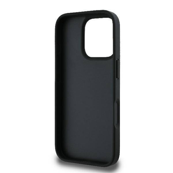 Karl Lagerfeld KLHCP16XPGKLCHPK iPhone16 Pro Max 6.9&quot; czarny/black hardcase Monogram Choupette Head Pin
