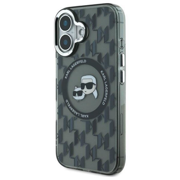Karl Lagerfeld KLHMP16SHMCKMHK iPhone 166.1&quot; czarny/black IML Monogram Karl&Choupette Head MagSafe