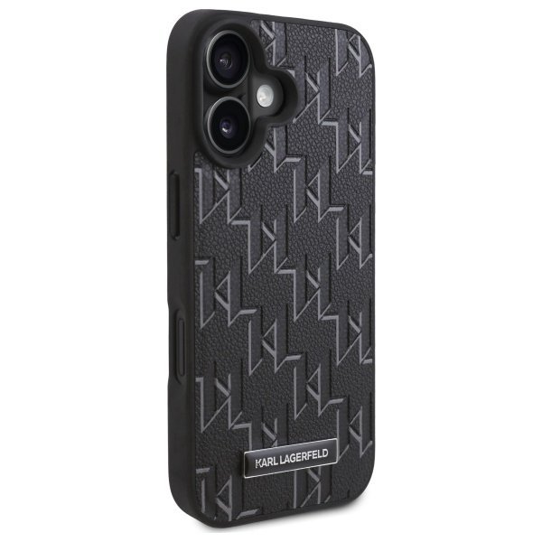 Karl Lagerfeld KLHMP16SPKHPORPK iPhone   16 6.1&quot; czarny/black hardcase Hot Stamp Magsafe