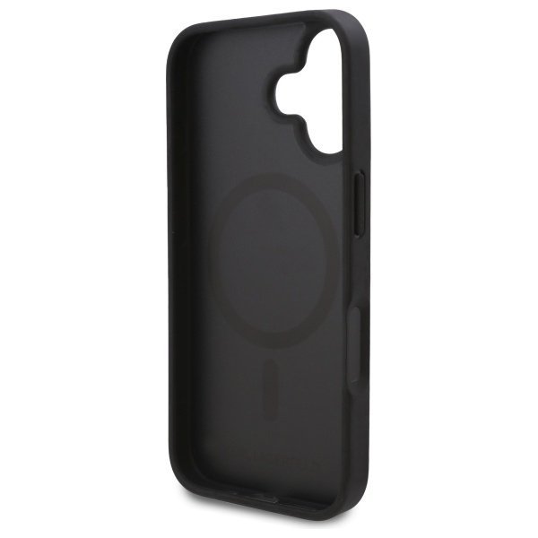 Karl Lagerfeld KLHMP16MPKHPORPK iPhone16 Plus 6.7&quot; czarny/black hardcase Hot Stamp Magsafe