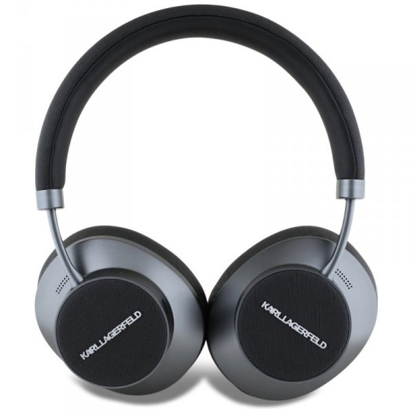 Słuchawki nauszne Karl Lagerfeld         Saffiano Elongated Bluetooth ANC czarny