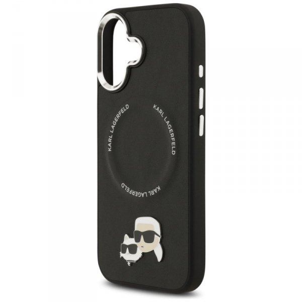 Etui Karl Lagerfeld Karl & Choupette     Pins MagSafe do iPhone 17 czarny