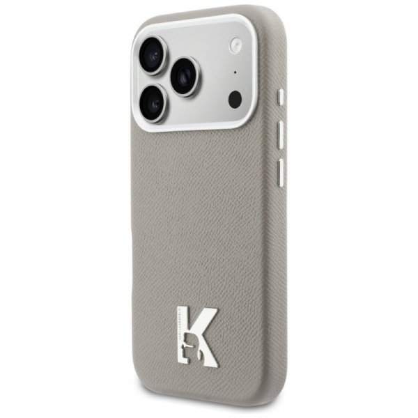 Etui Karl Lagerfeld Karl Head Logo       MagSafe do iPhone 17 Pro szary