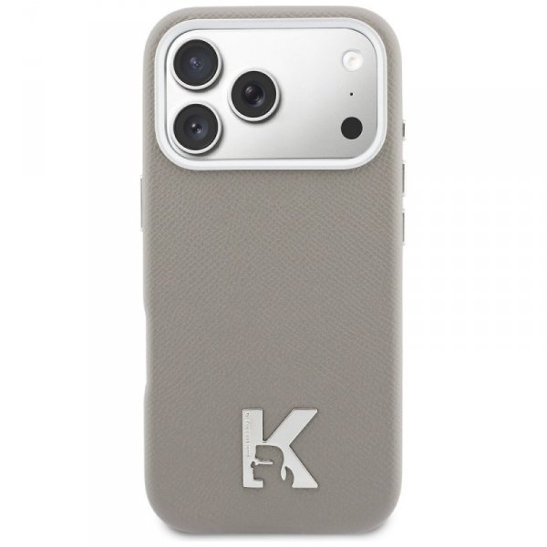 Etui Karl Lagerfeld Karl Head Logo       MagSafe do iPhone 17 Pro szary