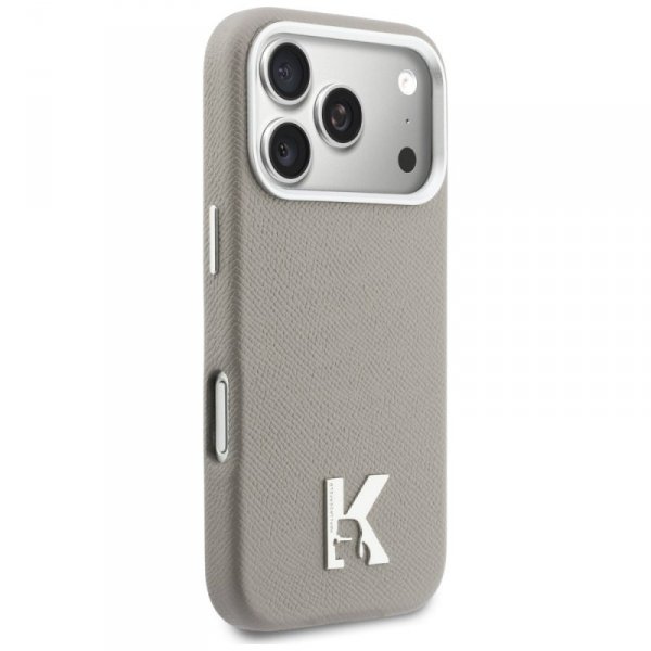 Etui Karl Lagerfeld Karl Head Logo       MagSafe do iPhone 17 Pro szary