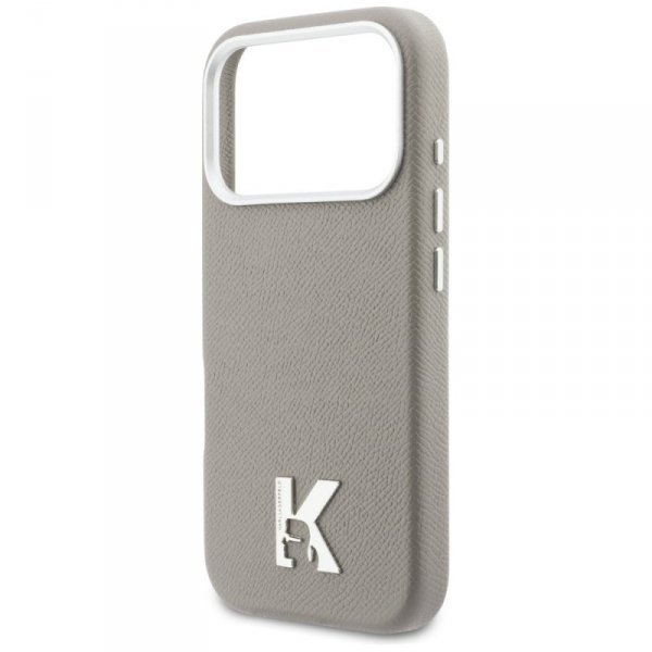 Etui Karl Lagerfeld Karl Head Logo       MagSafe do iPhone 17 Pro szary