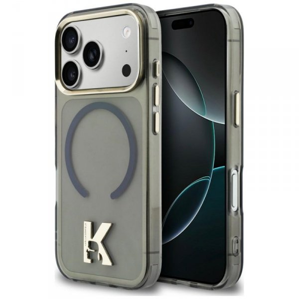 Etui Karl Lagerfeld IML K Head Logo      MagSafe do iPhone 17 Pro Max czarny