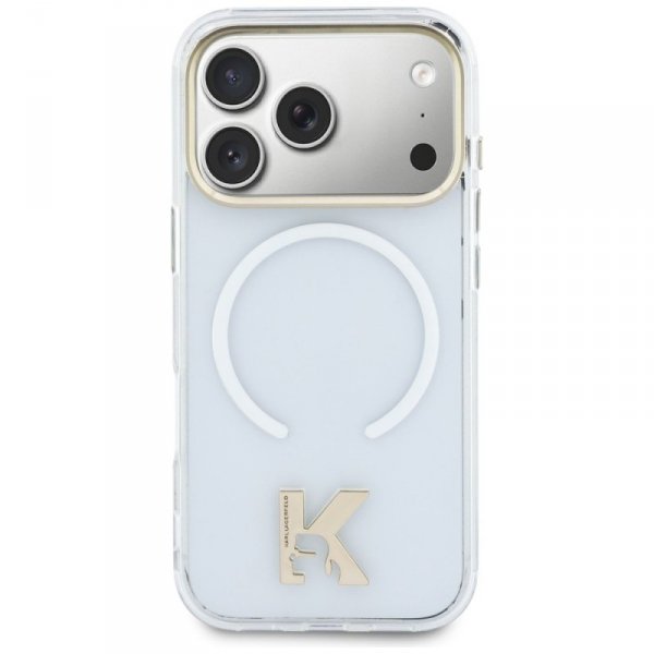 Etui Karl Lagerfeld IML K Head Logo      MagSafe do iPhone 17 Pro Max przezroczysty