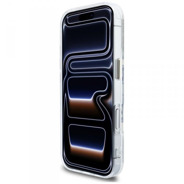 Etui Karl Lagerfeld IML KL Script Logo   MagSafe do iPhone 17 Pro Max przezroczysty