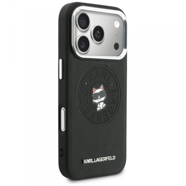 Etui Karl Lagerfeld Point & Choupette    Sketch MagSafe do iPhone 17 Pro Max czarny