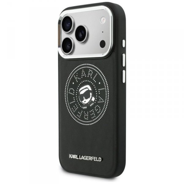 Etui Karl Lagerfeld Point & Karl Sketch  MagSafe do iPhone 17 Pro czarny