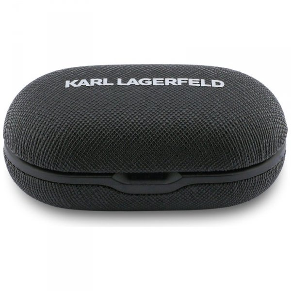 Słuchawki TWS Karl Lagerfeld Saffiano    Logo ENC czarny