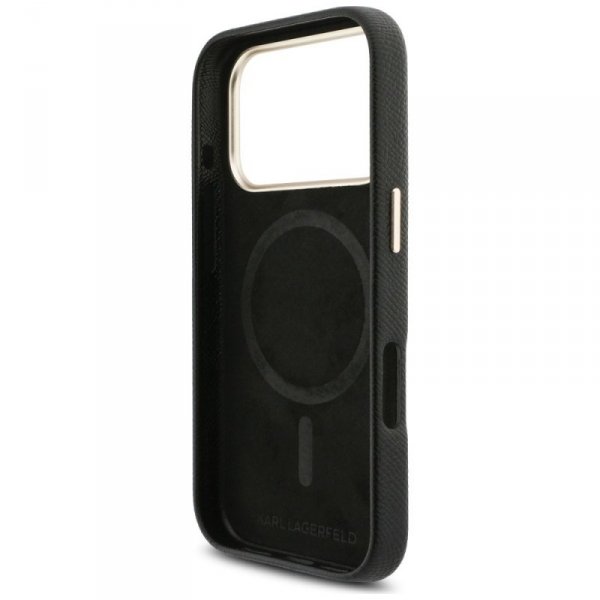 Etui Karl Lagerfeld Karl Head Logo       MagSafe do iPhone 17 Pro czarny
