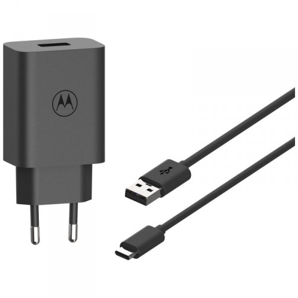 Ładowarka sieciowa Motorola TurboPower   33W USB-A z kablem USB-A do USB-C 1m czarny