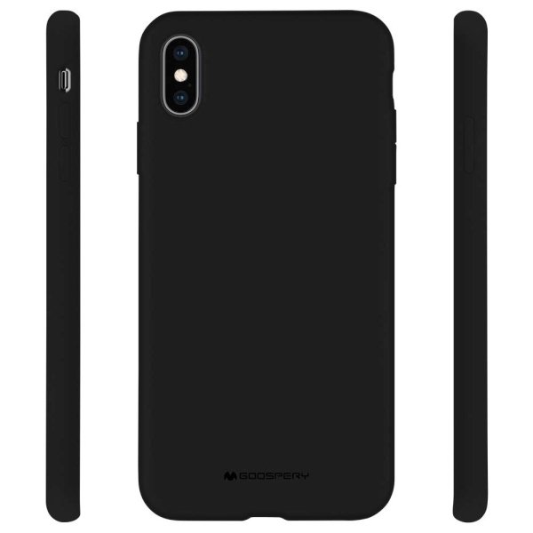 Mercury Silicone iPhone X/Xs czarny /black