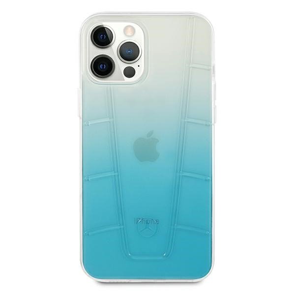 Mercedes MEHCP12LCLGBL iPhone 12 Pro Max 6,7&quot; niebieski/blue hardcase Transparent Line