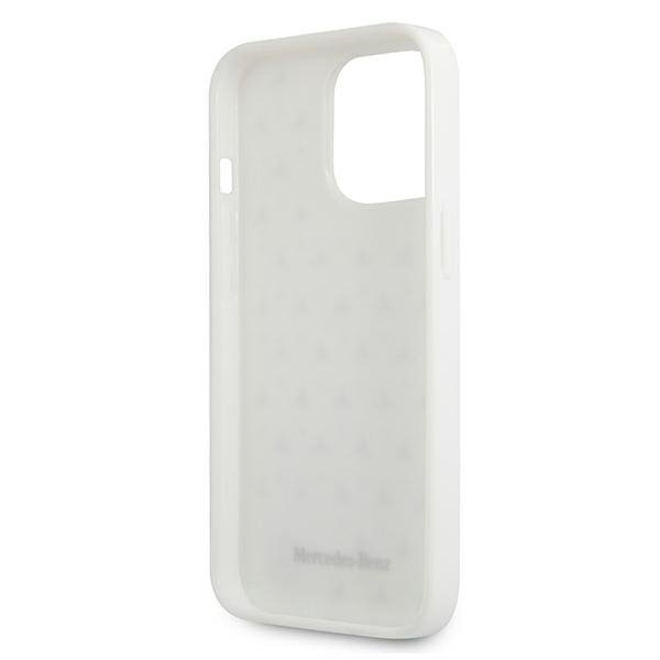 Mercedes MEHCP13XESPWH iPhone 13 ProMax 6,7&quot; biały/white hardcase Silver Stars Pattern