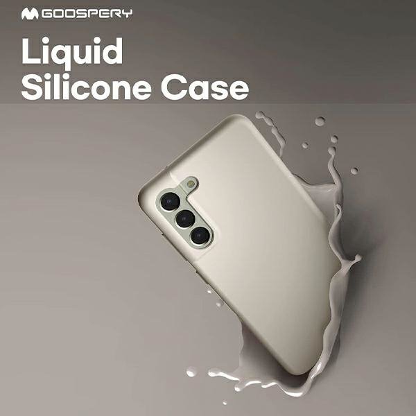 Mercury Silicone iPhone 15 Plus / 14 Plus 6.7&quot; jasnoszary /stone