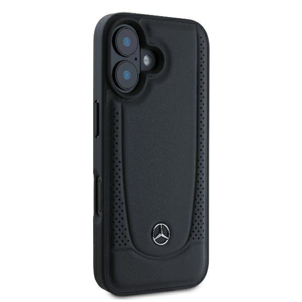 Mercedes MEHCP16SARMBK iPhone 166.1&quot; czarny/black hardcase Leather Urban