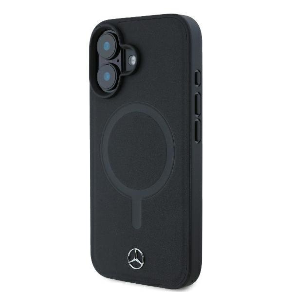 Mercedes MEHMP16M23RCMK iPhone 16 Plus6.7&quot; czarny/black hardcase Smooth Leather MagSafe