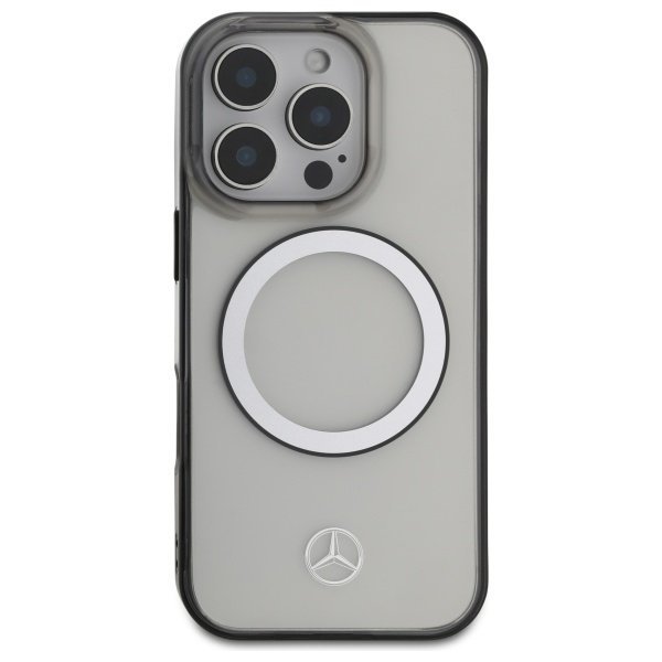Mercedes MEHMP16L23HUOKC iPhone 16 Pro   6.3&quot; transparent hardcase Printed logo MagSafe
