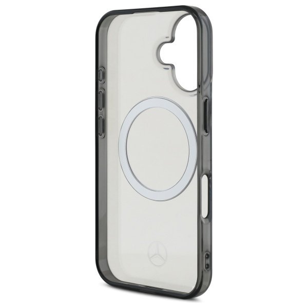 Mercedes MEHMP16S23HUOKC iPhone 16 6.1&quot;  transparent hardcase Printed logo MagSafe