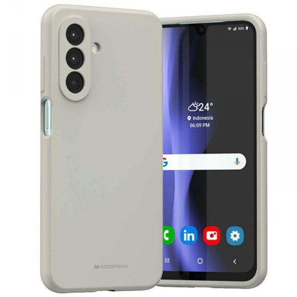 Etui Mercury Silicone do Samsung Galaxy  A26 kamienny