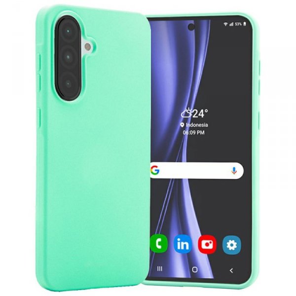 Etui Mercury Soft do Samsung Galaxy A36  miętowy