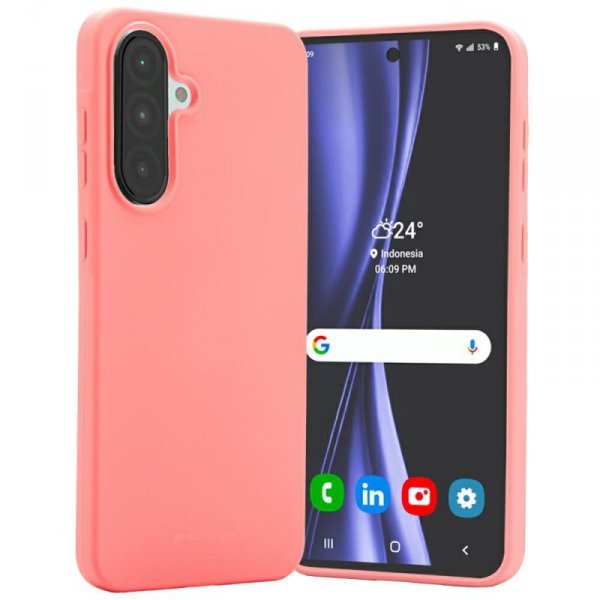 Etui Mercury Soft do Samsung Galaxy A56  różowy