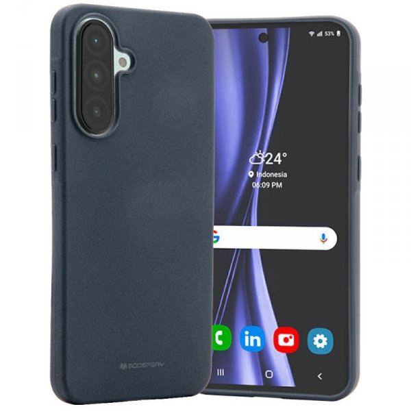 Etui Mercury Soft do Samsung Galaxy A56  granatowy