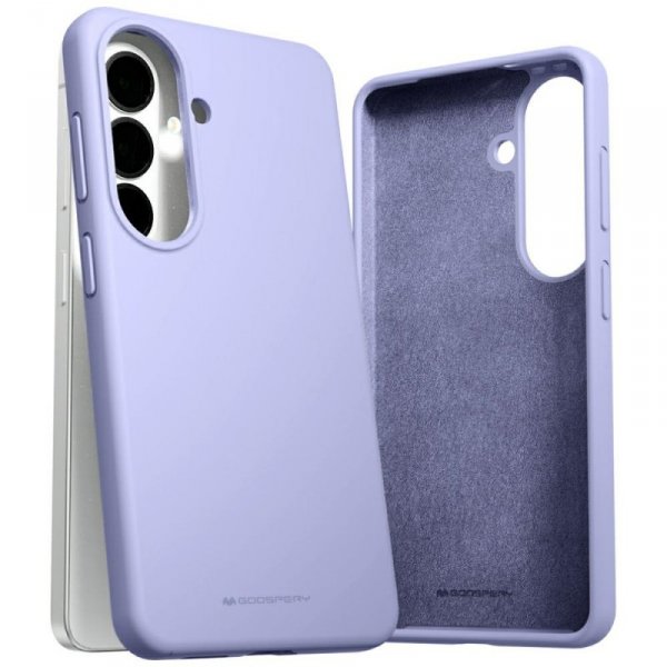 Etui Mercury Silicone do Samsung Galaxy  S26 lawendowa szarość