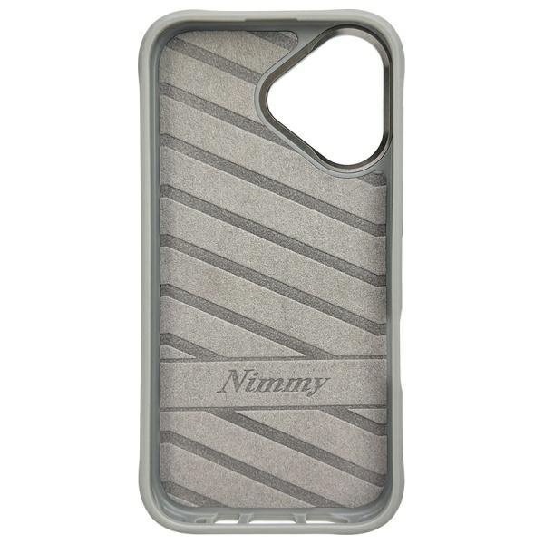 Nimmy etui iPhone 16 6.1&quot; szary/gray     Glasses Cool Cat
