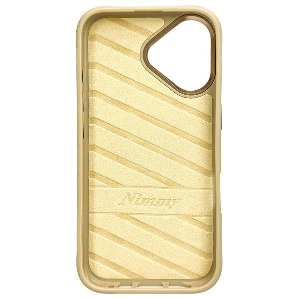 Nimmy etui iPhone 16 6.1&quot; khaki Big Eyed Pet 2.0 Cat