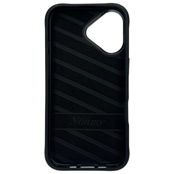 Nimmy etui iPhone 16 6.1&quot; czarny/black   Big Eyed Pet 2.0 Panda