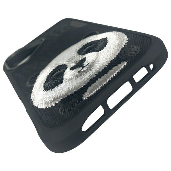 Nimmy etui iPhone 16 6.1&quot; czarny/black   Big Eyed Pet 2.0 Panda