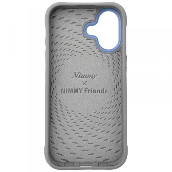 Etui Nimmy Glasses Cool Dog do iPhone 17 szary