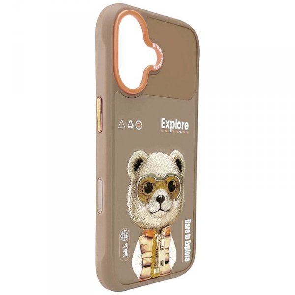 Etui Nimmy Cool&Cute 2.0 Bear do iPhone  17 beżowy
