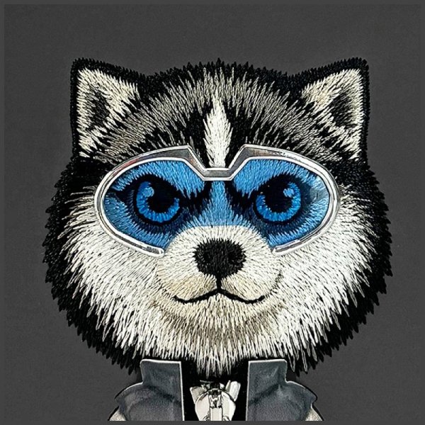 Etui Nimmy Cool&Cute 2.0 Wolf do iPhone  17 Pro Max czarny