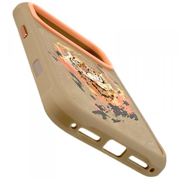 Etui Nimmy Tygrys MagSafe do iPhone 17   Pro jasnobrązowy