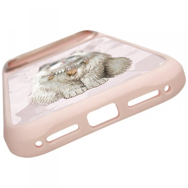 Etui Nimmy Lucky Fashion Cat MagSafe do  iPhone 17 Pro Max różowy