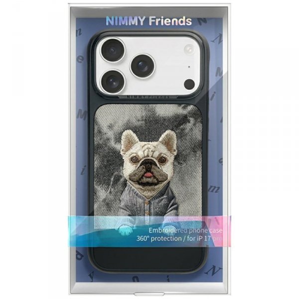 Etui Nimmy Gentle Pets Series Dog        MagSafe do iPhone 17 Pro Max czarny