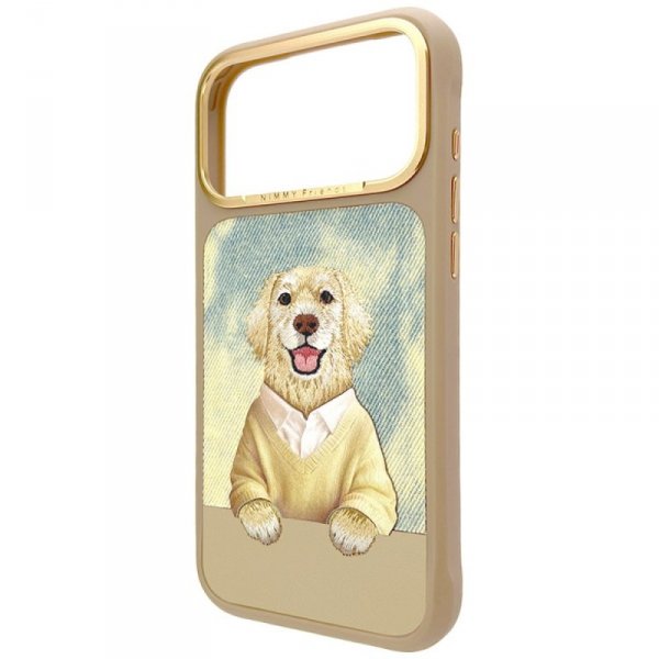 Etui Nimmy Gentle Pets Series Dog        MagSafe do iPhone 17 Pro Max brązowy