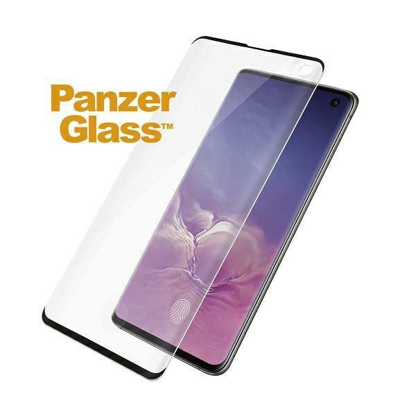 PanzerGlass Curved Super+ Samsung S10G973 Case Friendly Finger Print czarny/black