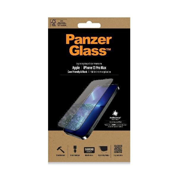 PanzerGlass E2E Microfracture iPhone 13 Pro Max 6,7&quot; Case Friendly AntiBacterial czarny/black Pro2746