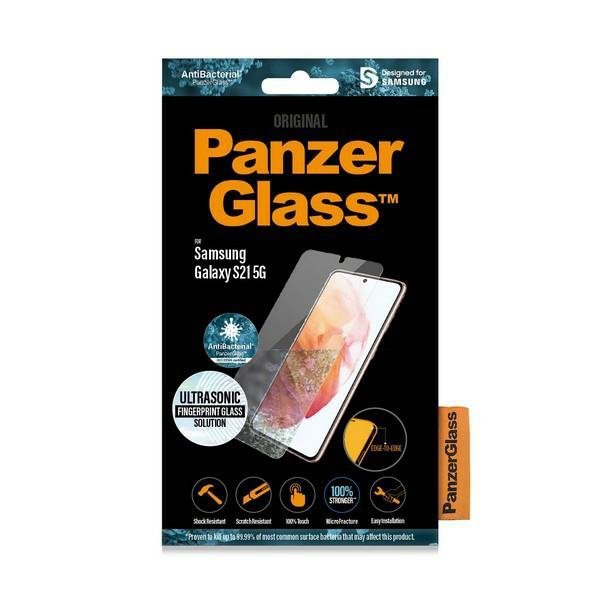 PanzerGlass E2E Microfracture Sam S21G991 Case Friendly Finger Print AntiBacterial czarny/black