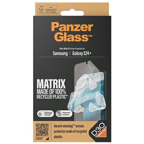 PanzerGlass Ultra-Wide Fit Sam S24+ S926D3O Matrix Screen Protection 7354 z aplikatorem