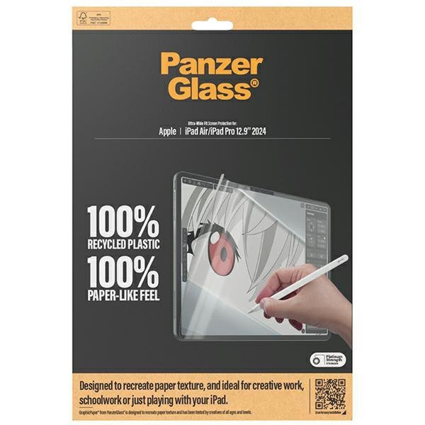 PanzerGlass GraphicPaper iPad Air 13&quot;    2024/2025 | iPad Pro 13&quot; 2024 Anti Glare, Case Friendly, Ultra-wide Fit 2836